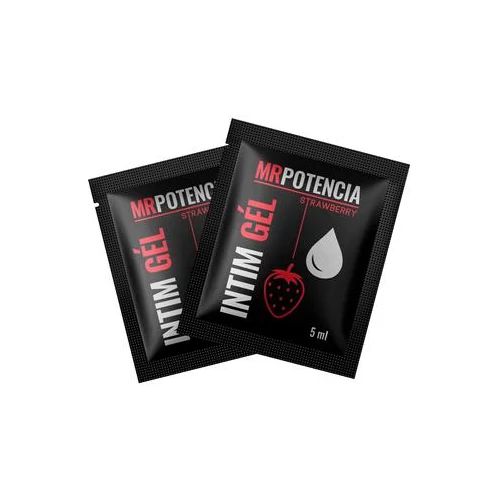 MRPOTENCIA STRAWBERRY INTIM GEL síkosító - 5 ML