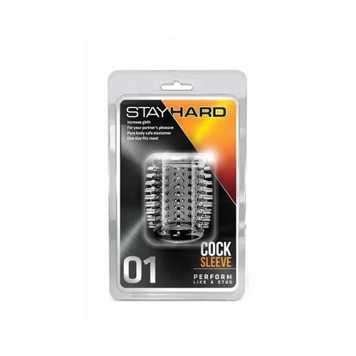STAY HARD - COCK SLEEVE 01 CLEAR PÉNISZGYŰRŰ - 1 DB