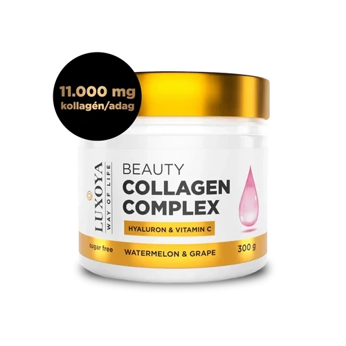 LUXOYA - BEAUTY COLLAGEN COMPLEX 11.000 mg ÍZLETES KOLLAGÉN ITALPOR 300 g - Görögdinnye-szőlő ízű