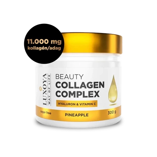 LUXOYA - BEAUTY COLLAGEN COMPLEX 11.000 mg ÍZLETES KOLLAGÉN ITALPOR 300 g - Ananász ízű