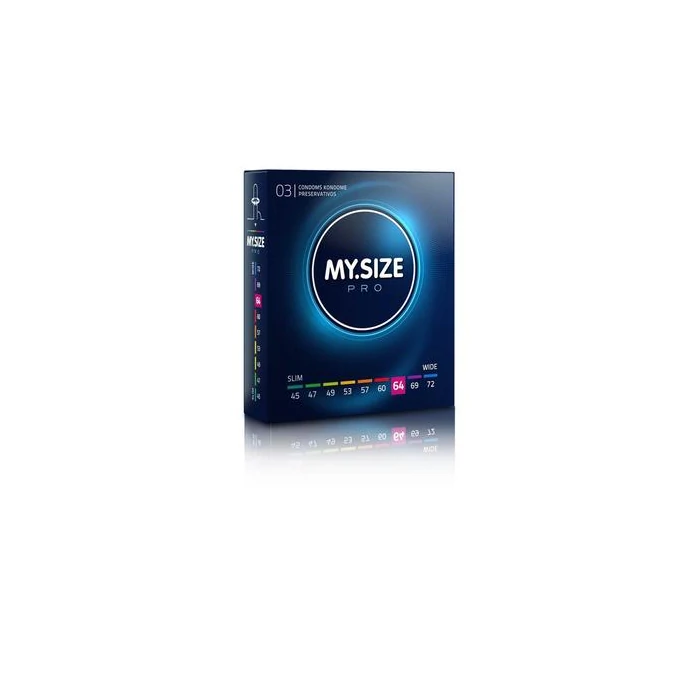 MY SIZE PRO CONDOMS 64 MM - 3 DB